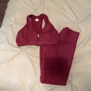 Excellent condition BBB leggings and bra set